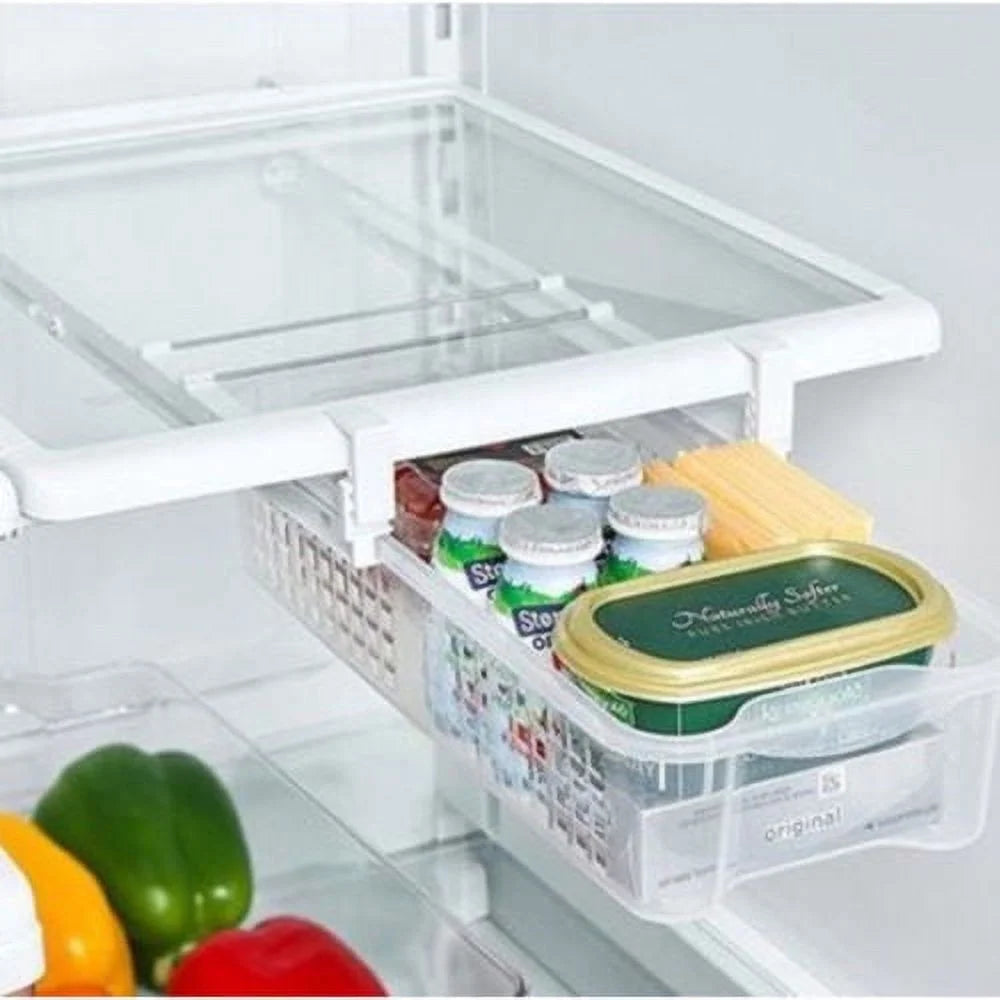 Refrigerator Pull Out Bin Food Storage Organizer Containers F782682