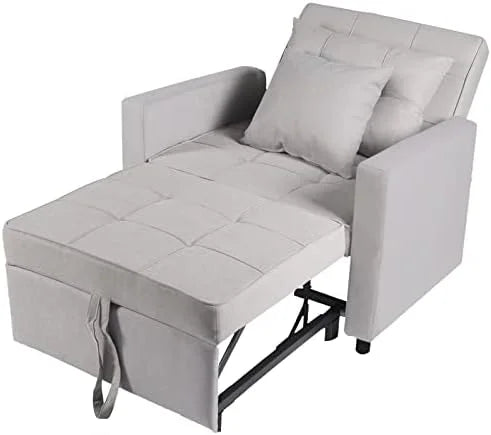 3-in-1 Convertible Sofa Bed Chair with Adjustable Backrest A80664