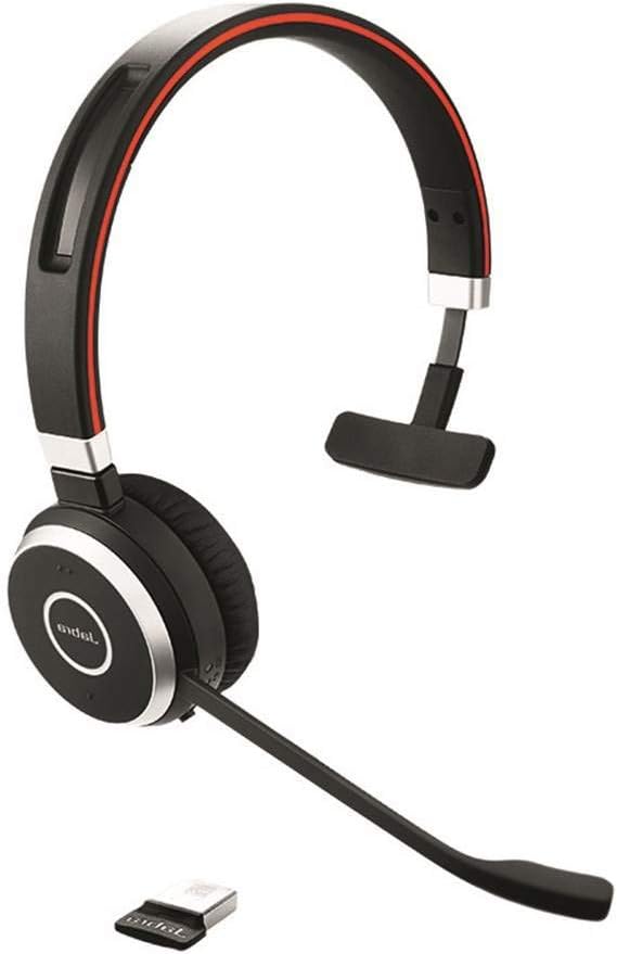 Jabra Evolve 65 UC Wireless Headset Mono with Link 370 USB Adapter P30564