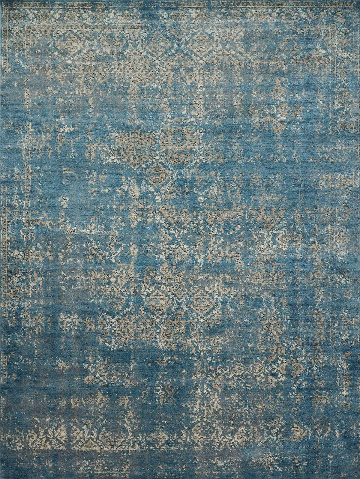 Blue Taupe 6'7 x 9'2 Rug O60561