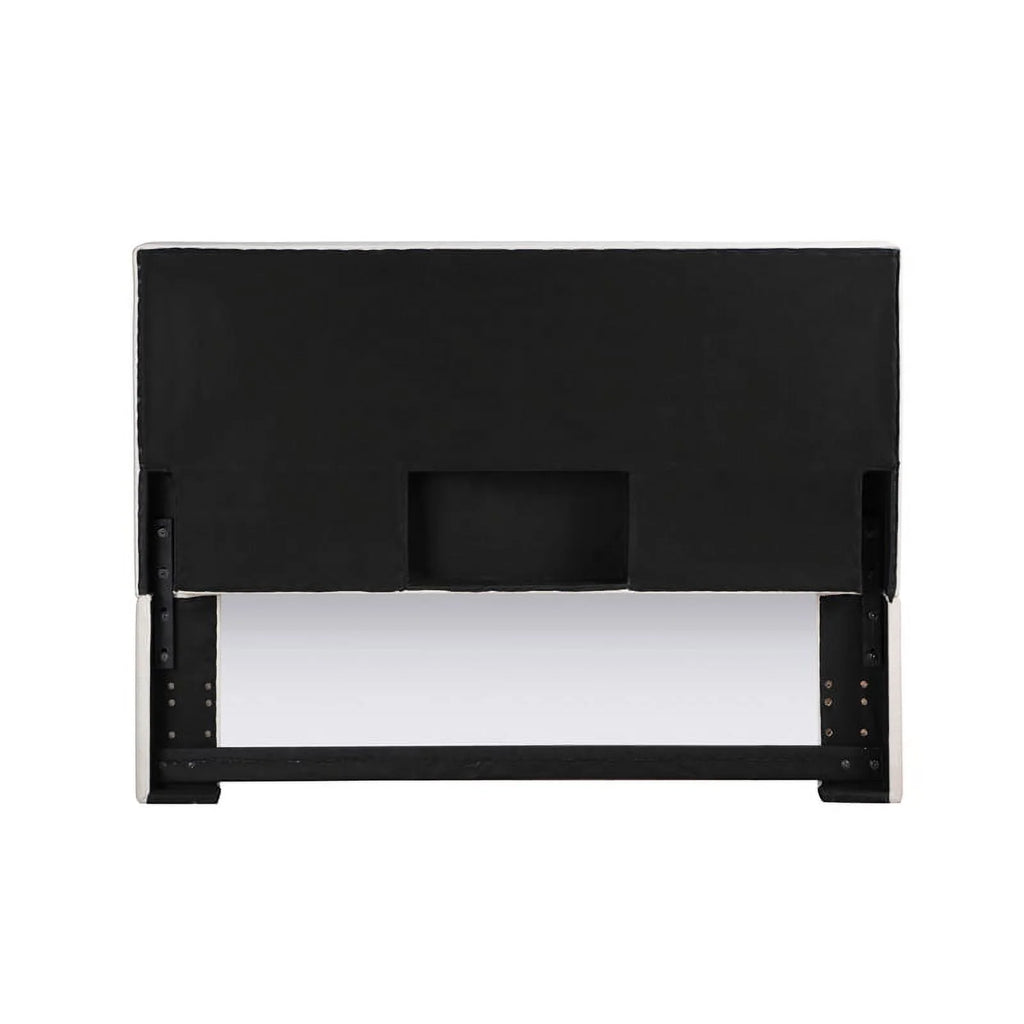 Sand Beige Fabric Upholstered King Headboard K9491