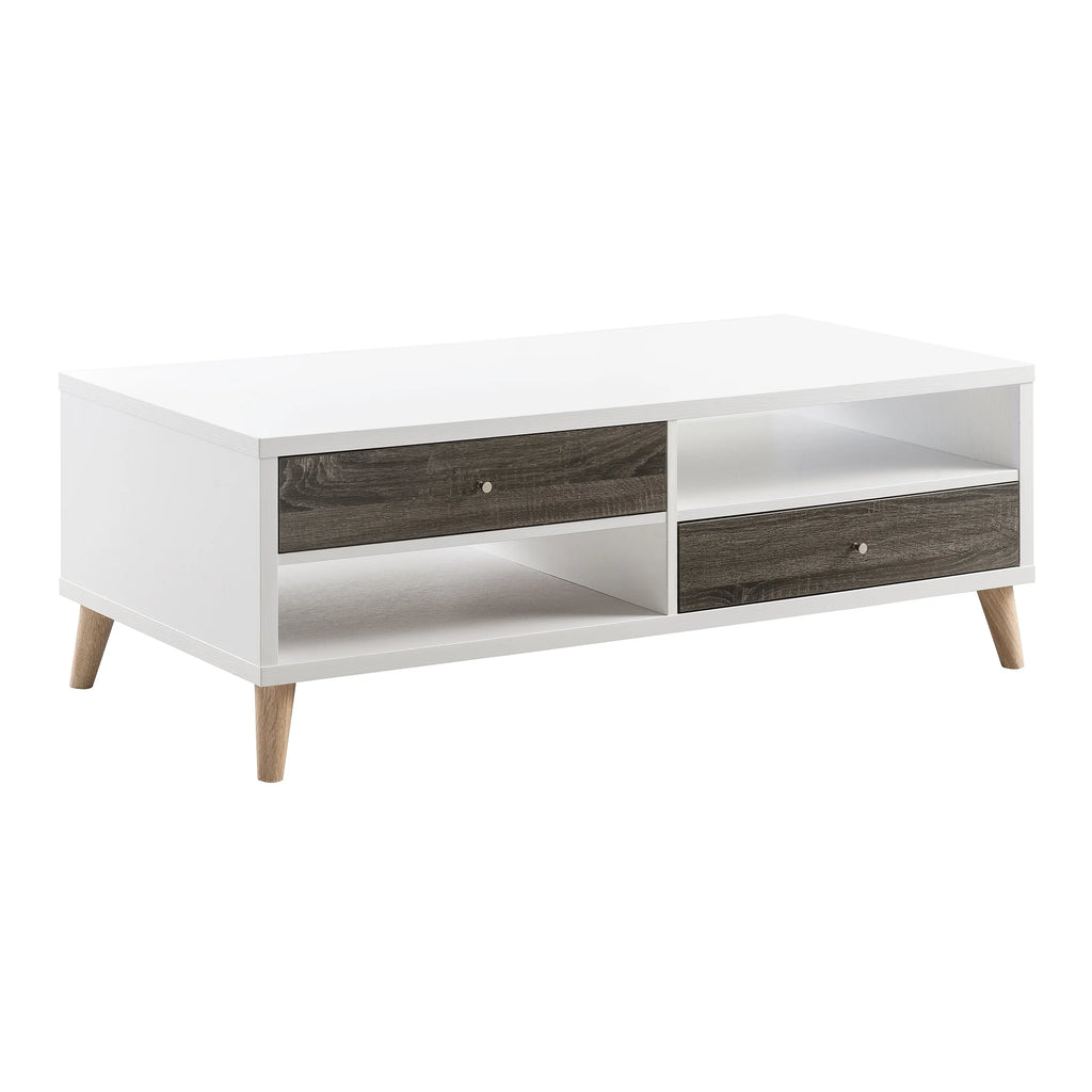 White 2-Drawer Coffee Table P452396