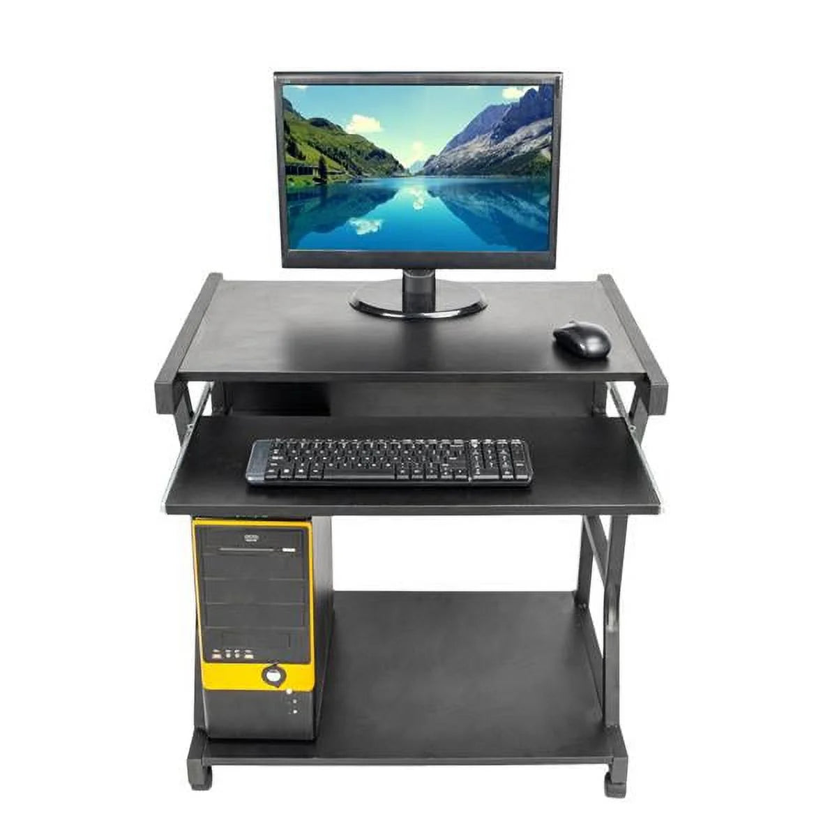 Black Lifting Computer Desk O23002