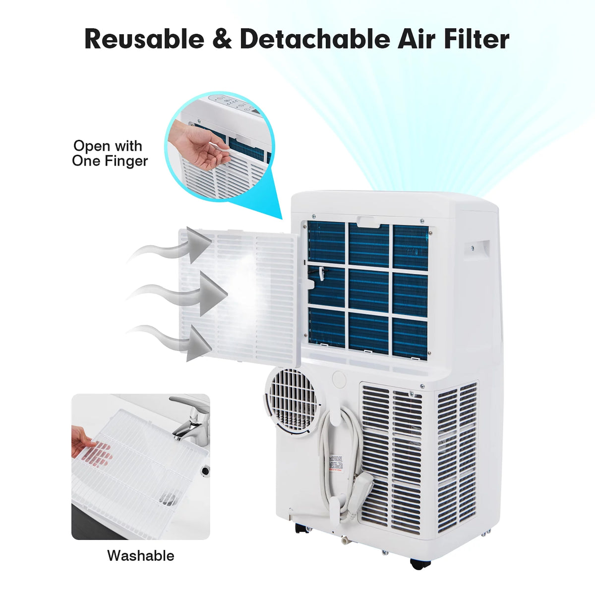 8800 BTU Portable Air Conditioner W653531