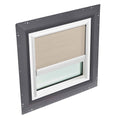 Fixed Self Flashed Skylight with Tempered Low-E3 Glass and Manual Light Filtering Blind V99133