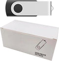 512MB USB 2.0 Flash Drives 100 Pack Black E5341