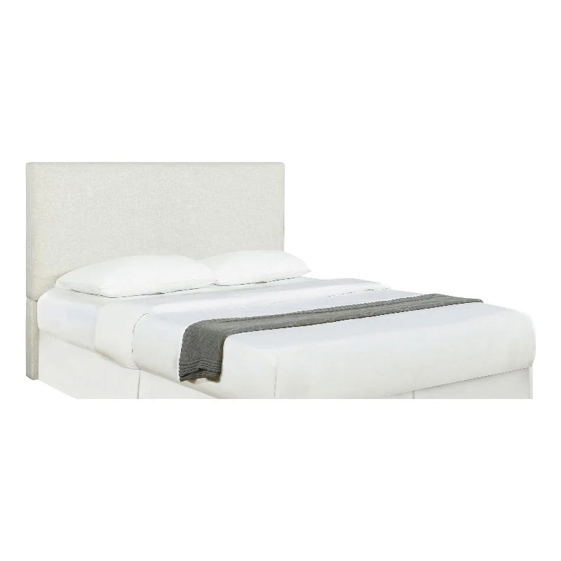 Sand Beige Fabric Upholstered King Headboard K9491