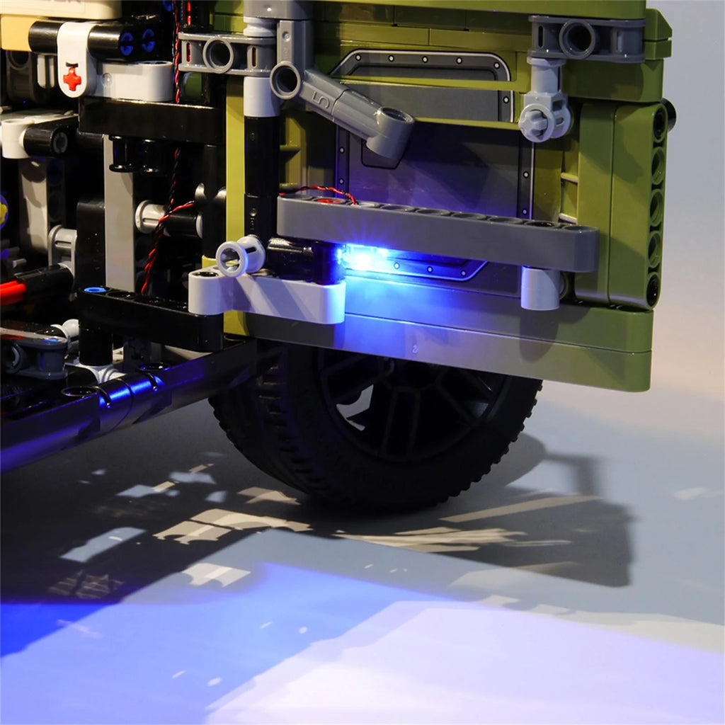 LED Lighting Kit for Land Rover Defender Building Blocks Model O133152