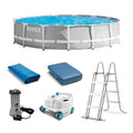 15ft x 42in Prism Frame Above Ground Swimming Pool Set L580