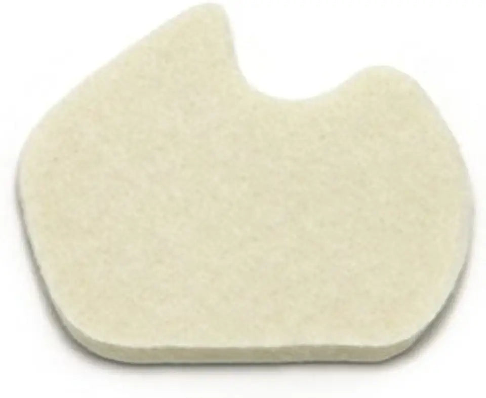 White Felt Sesamoid Pad 100 Pack 1/8" Thick F6973