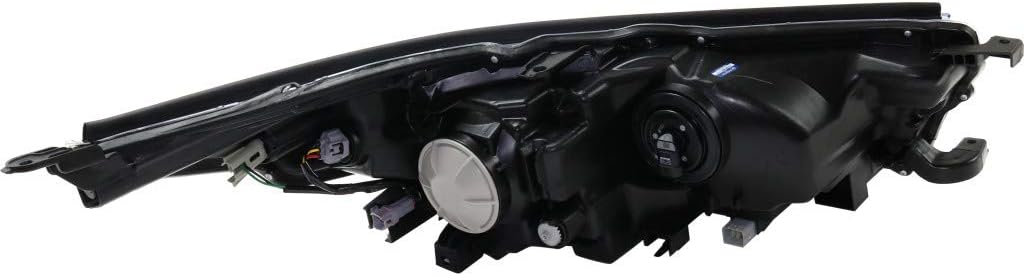 Smoked Chrome Accent Headlight with Bulbs for Toyota Highlander J803485