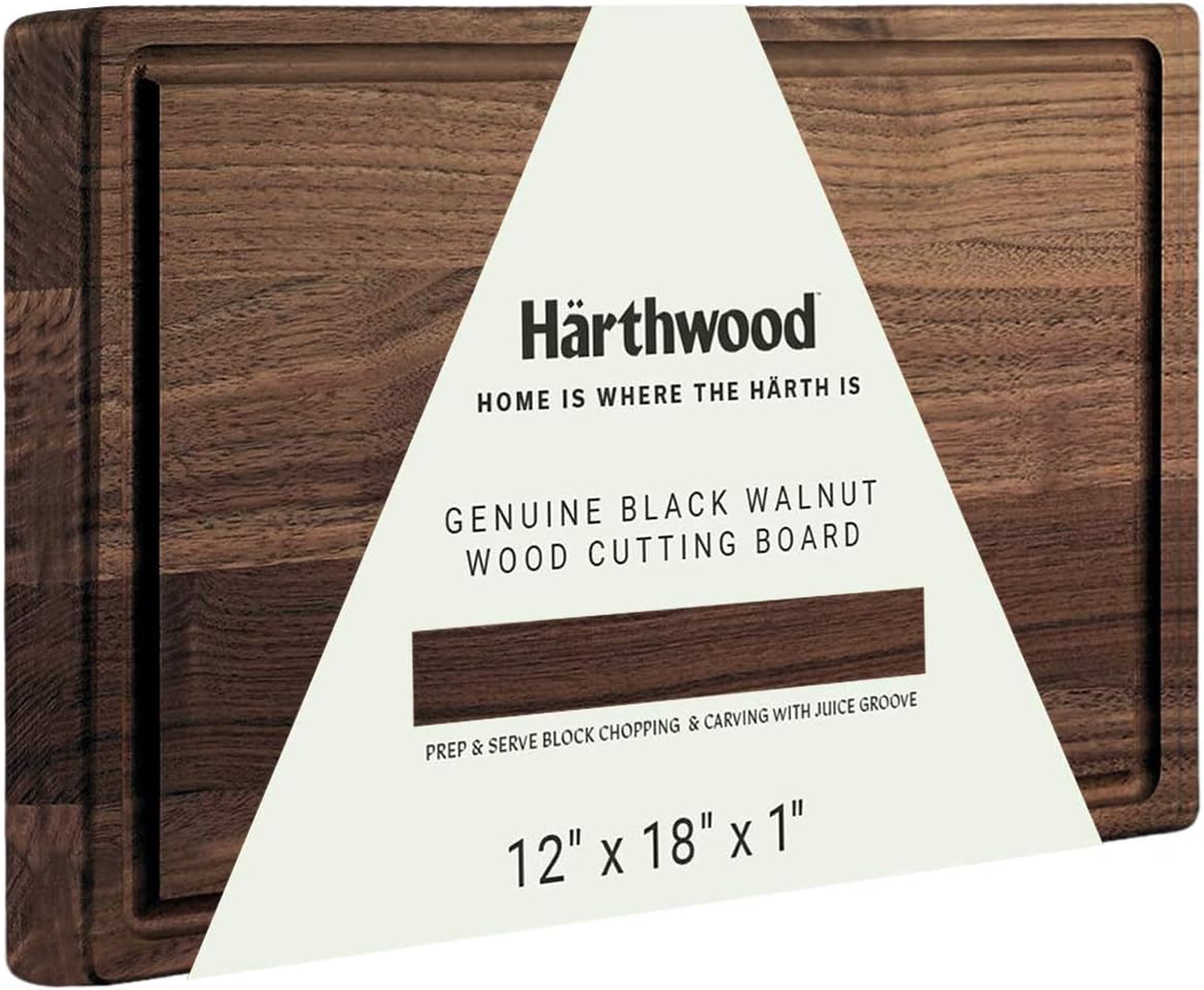 Walnut Wood Cutting Board with Juice Groove X368