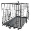 Double-Door Folding Wire Dog Crate J799