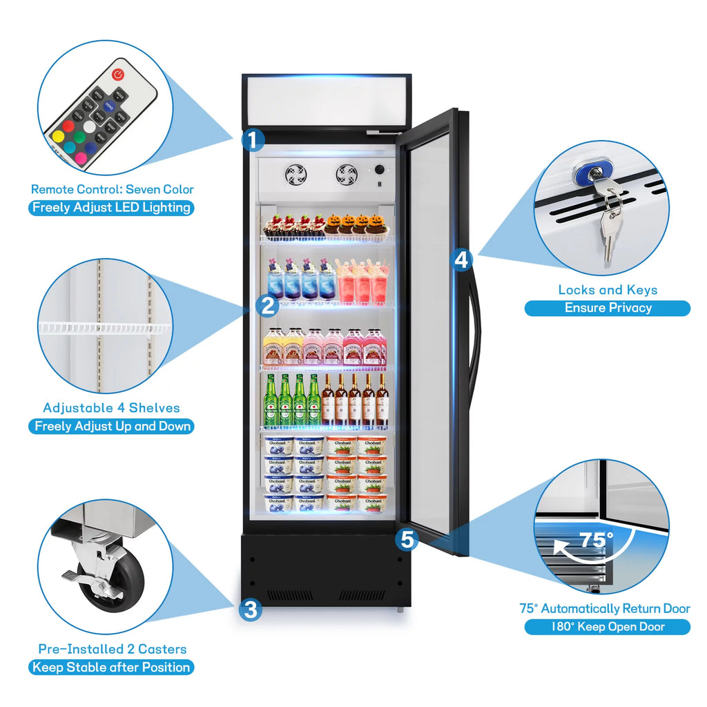 10.9 Cu.Ft Merchandising Refrigerator N1402