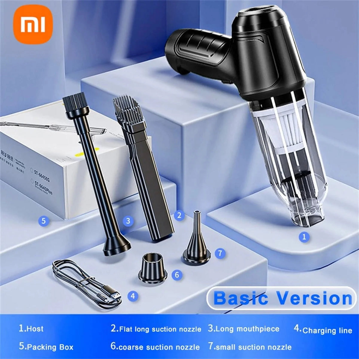 Xiaomi 95000Pa 3 in 1 120W Car Wireless Vacuum Cleaner P363