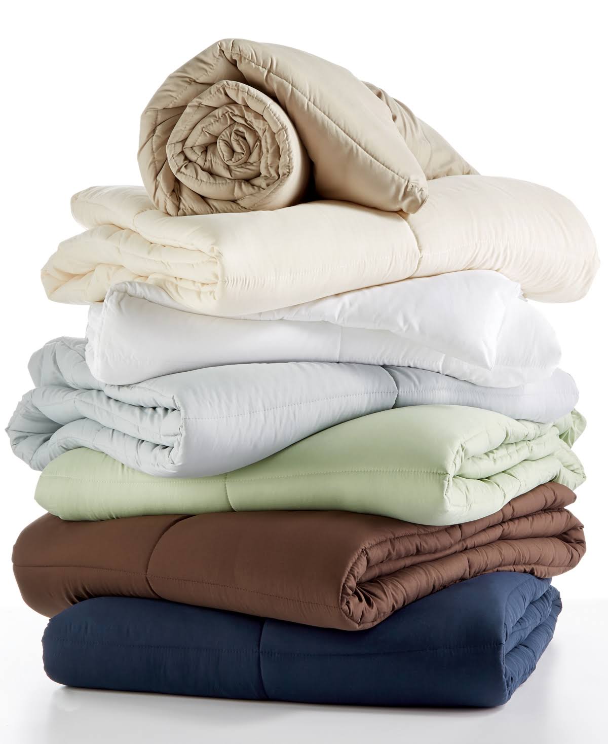 Twin Lightweight Microfiber Down Alternative Comforter A979