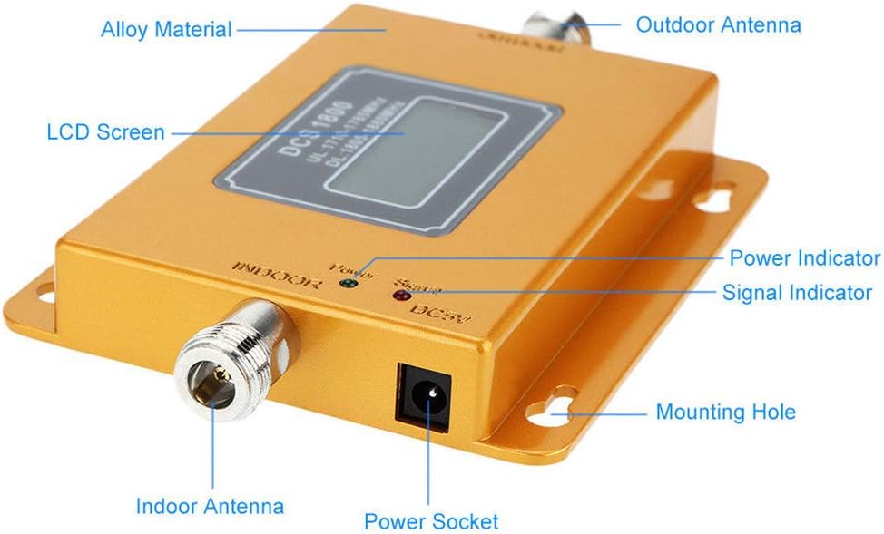 1800MHZ GSM 4G LTE Cell Phone Signal Repeater with US Plug I66275