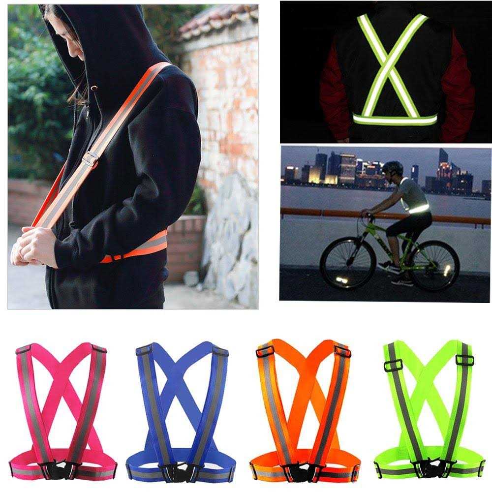 Reflective Vest with Hi Vis Bands Adjustable D601810