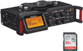 4-Track Portable Audio Recorder with 32GB SDHC Memory Card J821255