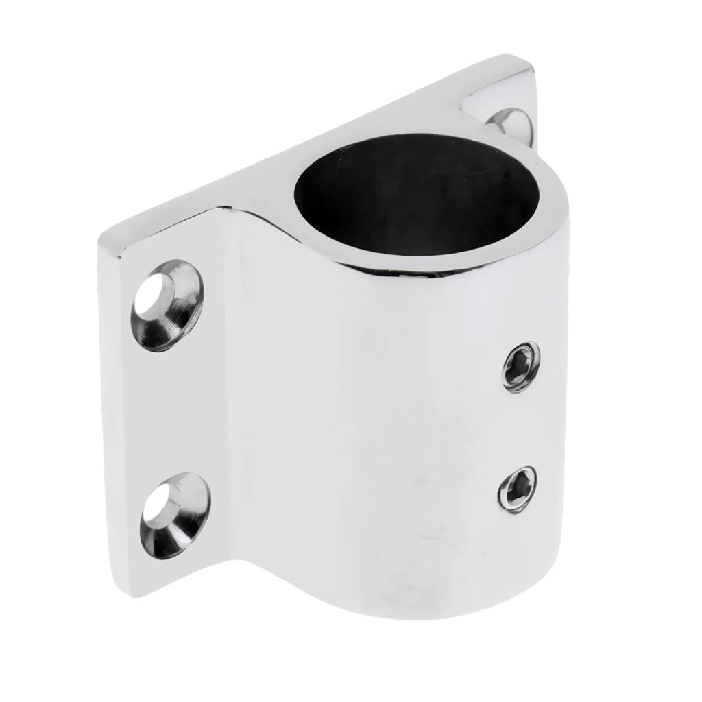4 Pieces 316 Stainless Steel Boat Hand Rail Fitting 1'' Rectangular Base P33434
