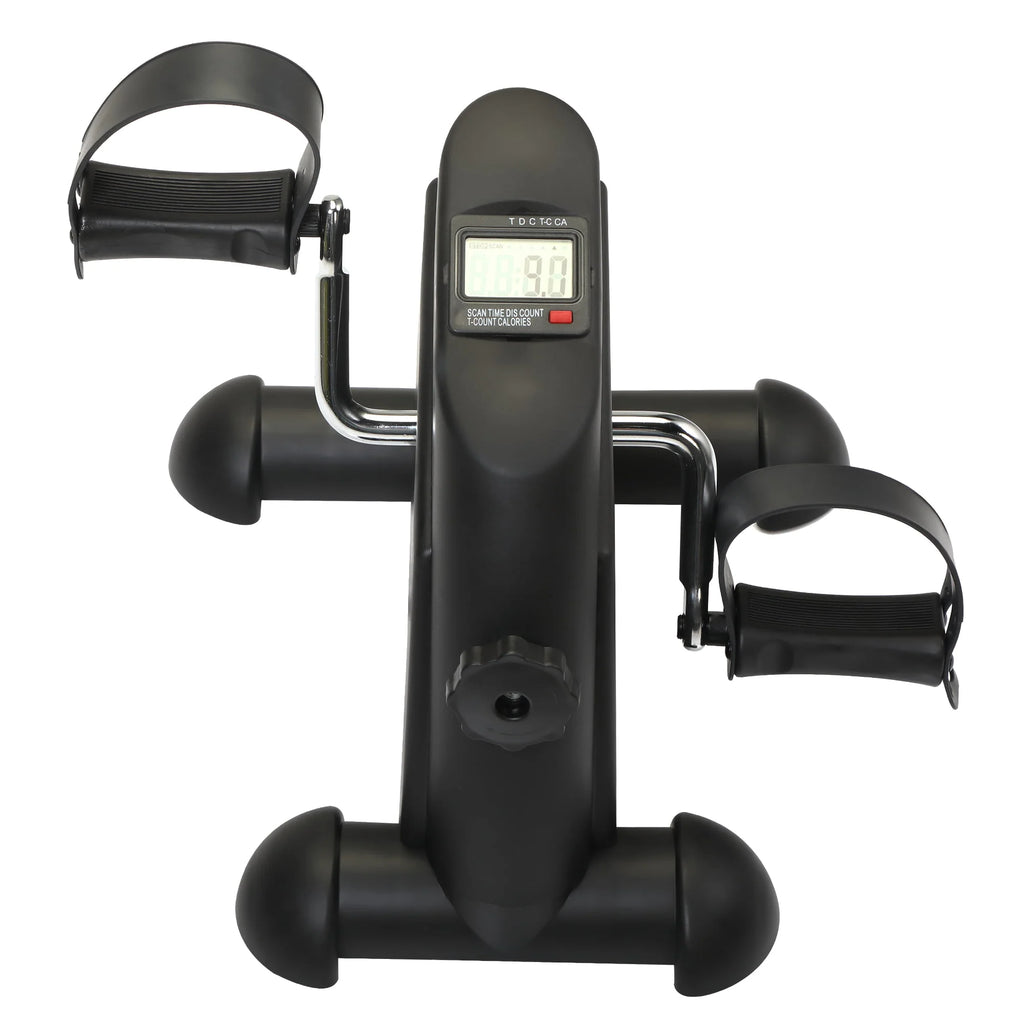 Mini Under Desk Pedal Exercise Bike with LCD Display, Black Z5306