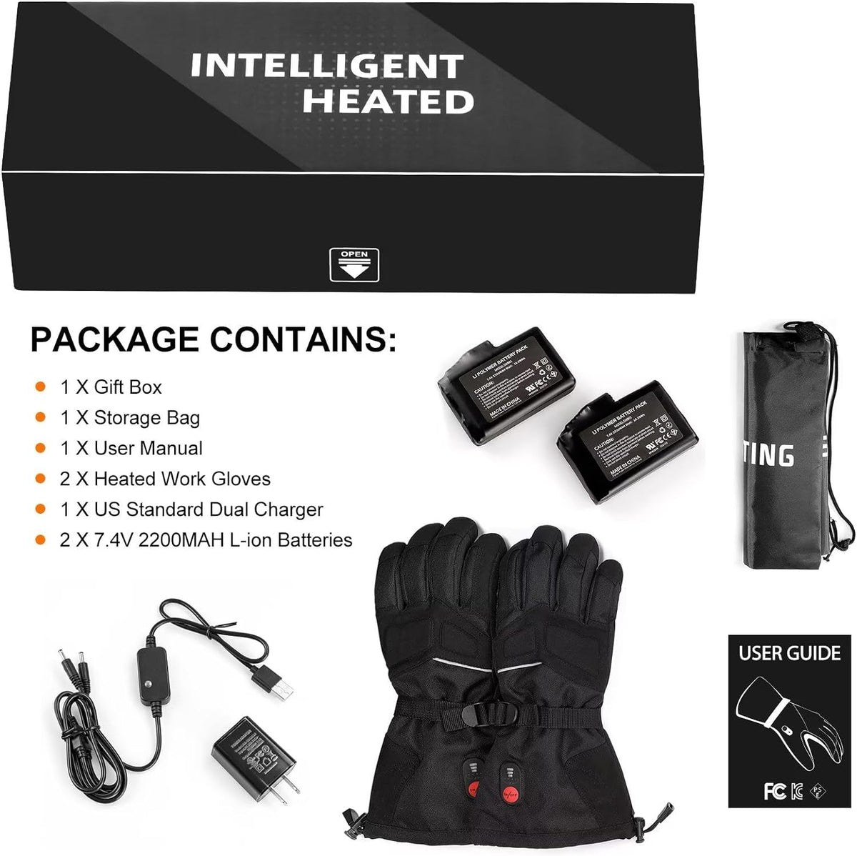 Rechargeable Heated Work Gloves G529633