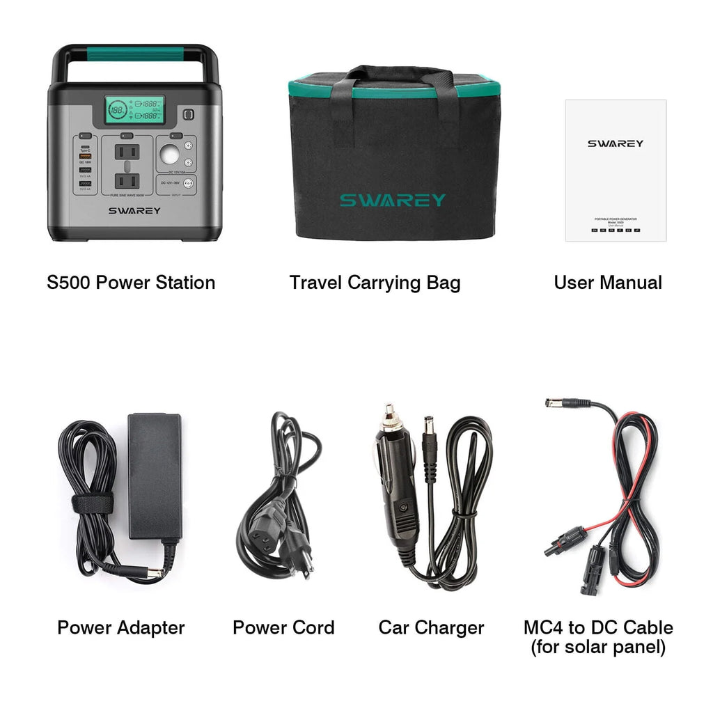 Solar Power Station Generator 518Wh Power Supply L9948