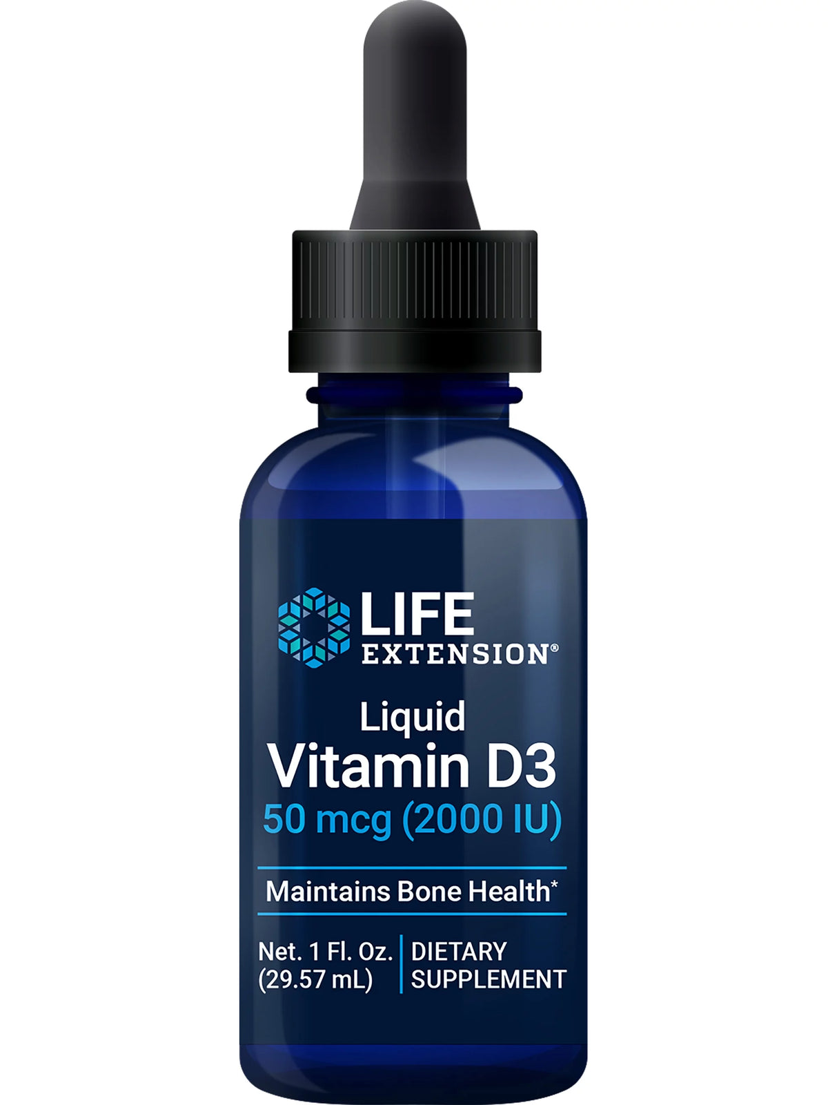 Liquid Vitamin D3 50 mcg Gluten-Free Non-GMO 1 fl. Oz. Y8127