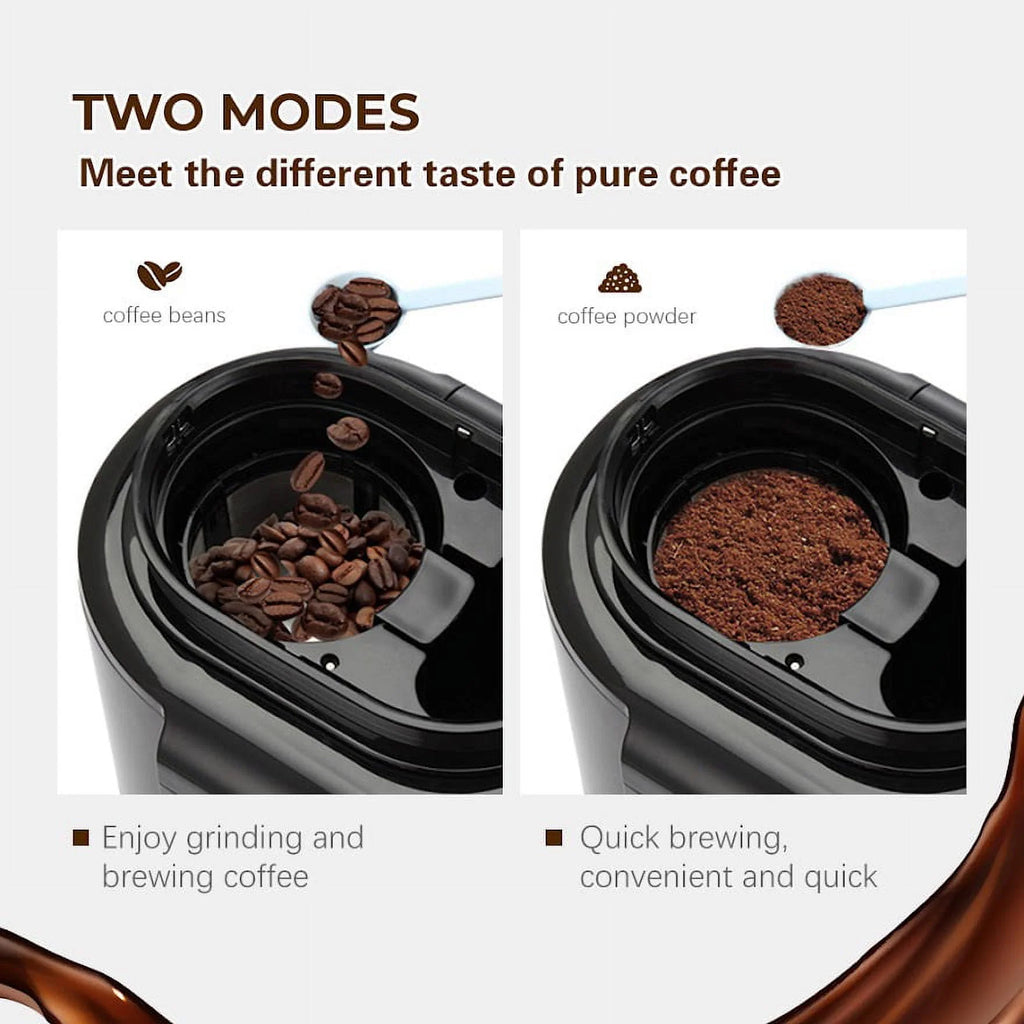 Automatic Coffee Machine with Grinding Function, Programmable Timer, 0.6L X982959