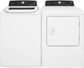 Side-by-Side Washer & Dryer Set with Top Load Washer and Electric Dryer in White Z4303