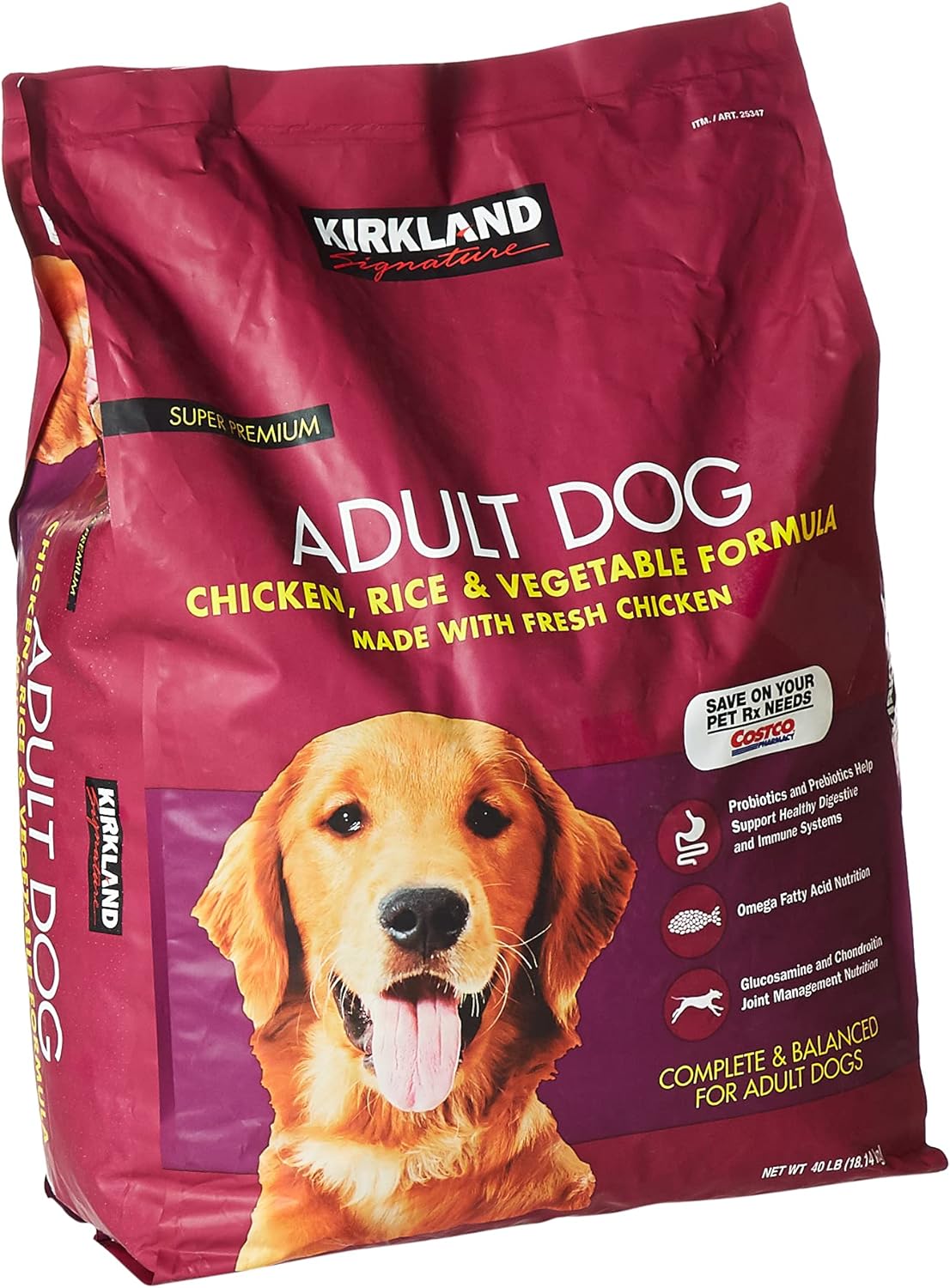 40 lb. Chicken, Rice and Vegetable Dog Food Q670847