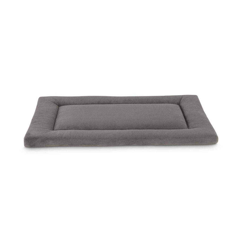 Dark Grey Velvet Dog Crate Mat and Pet Bed A4139