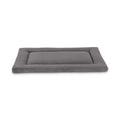 Dark Grey Velvet Dog Crate Mat and Pet Bed A4139