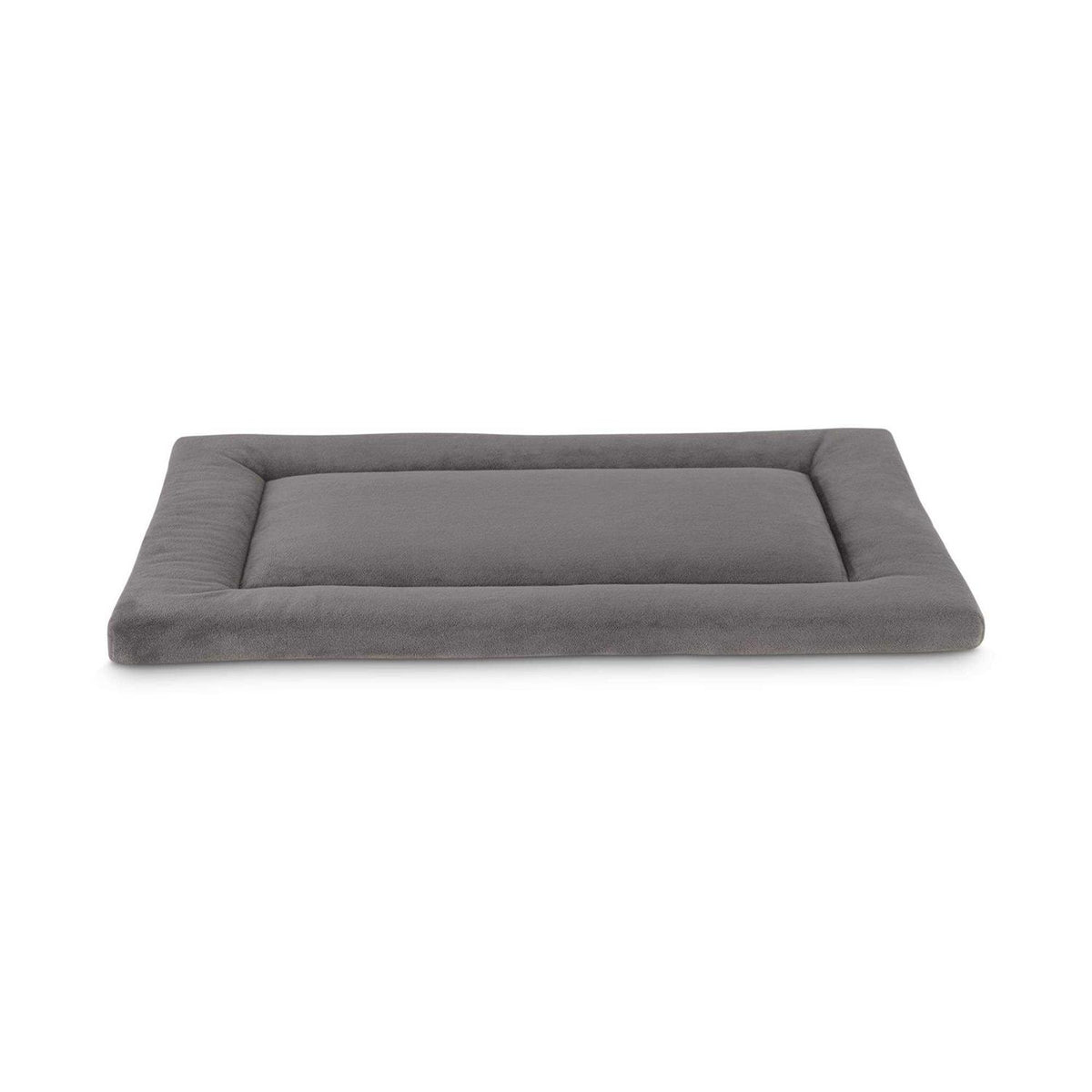 Dark Grey Velvet Dog Crate Mat and Pet Bed A4139