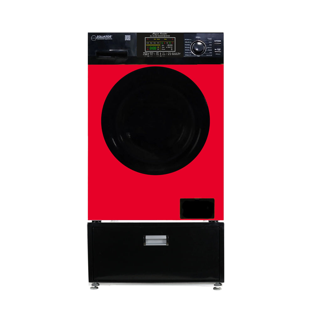 18 lbs. Combination Washer Dryer with Laundry Pedestal B3049
