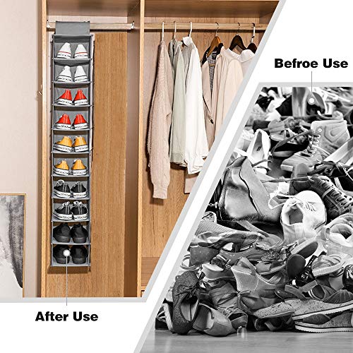 10-Shelf Hanging Shoe Organizer U141793