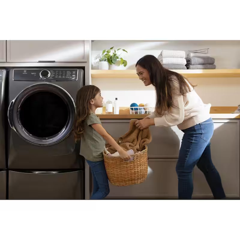 8.0 Cu. Ft Front Load Electric Dryer with Steam S23441