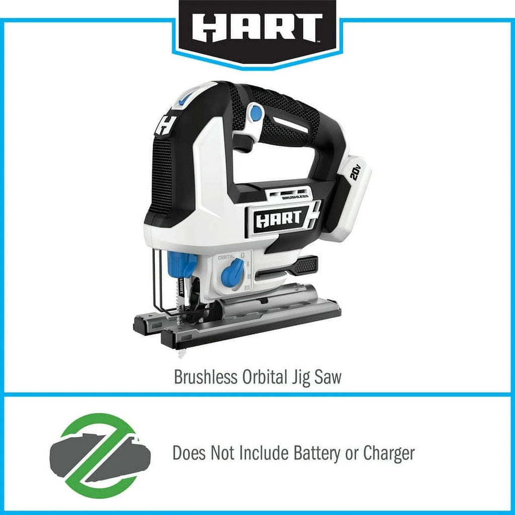HART Brushless Orbital Jig Saw K8379