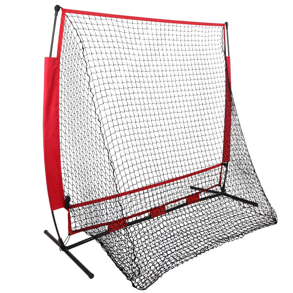 5'x5' Baseball Softball Practice Net with Metal Frame & Carry Case M360