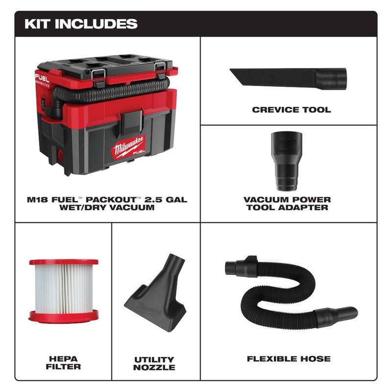 18-Volt Cordless 2.5 Gal. Wet/Dry Vacuum Y67762