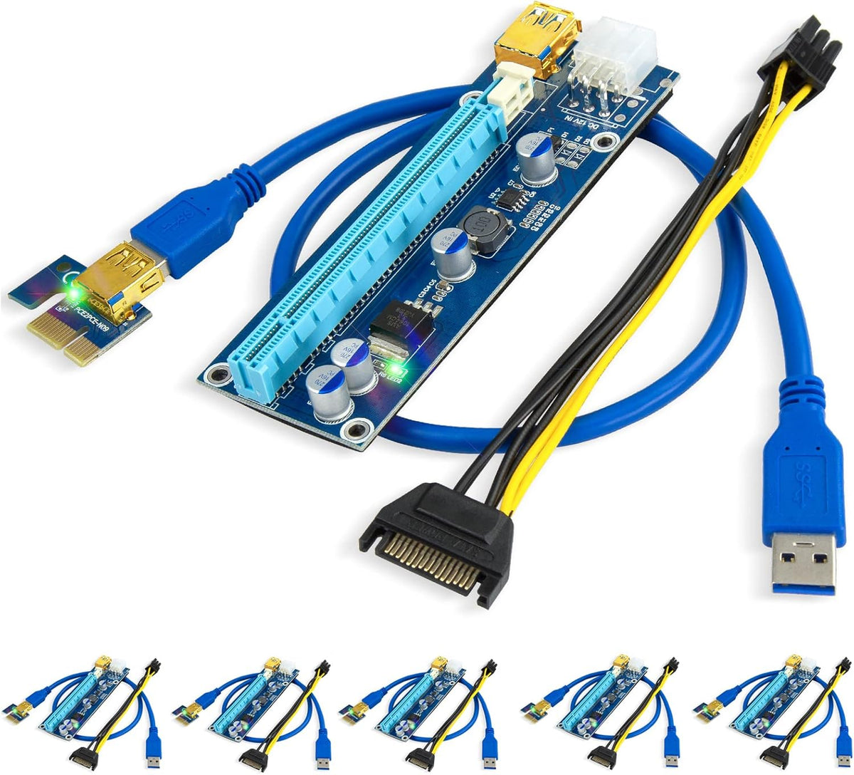 PCI-E Riser 1X to 16X USB 3.0 Cable A221019