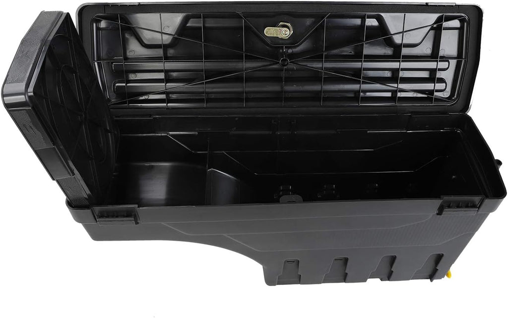 Truck Bed Wheel Well Storage Case Tool Box Black Lockable Storage Box Unit One Pair C248584