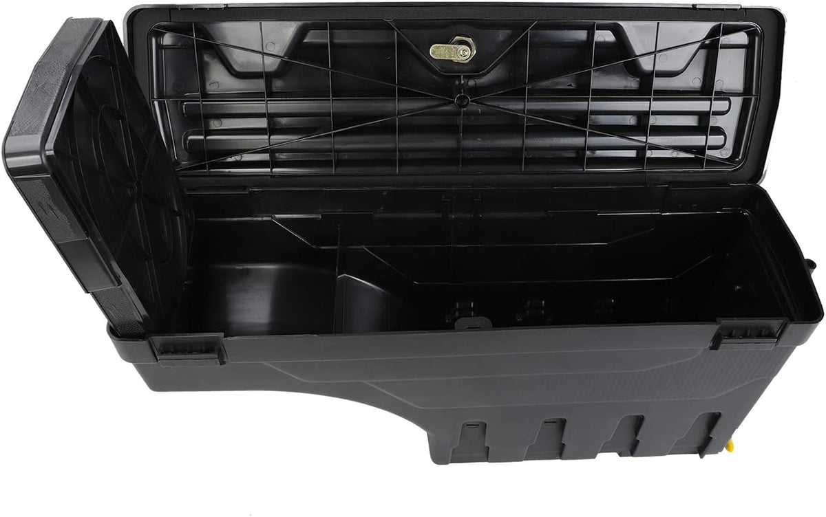 Truck Bed Wheel Well Storage Case Tool Box Black Lockable Storage Box Unit One Pair C248584