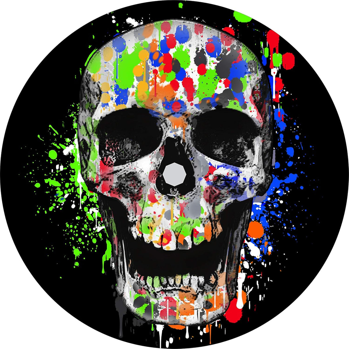 Splatter Skull Spare Tire Cover Pack of 2 X147915