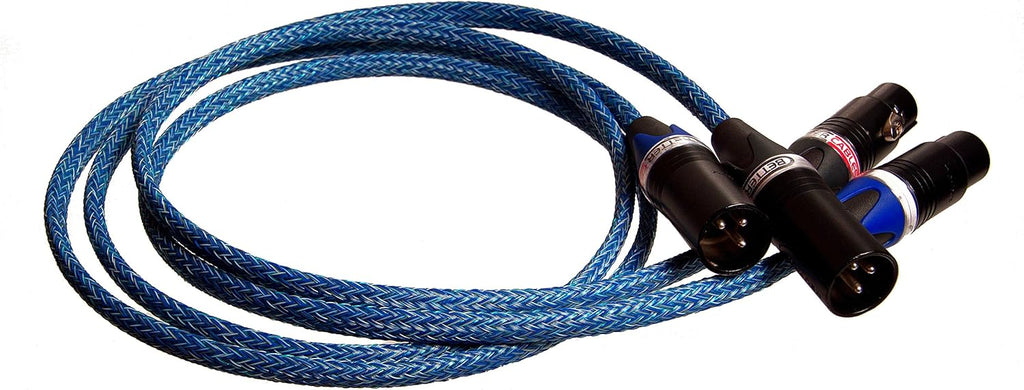 Blue XLR Cable Stereo Pair 2 Cables A394129