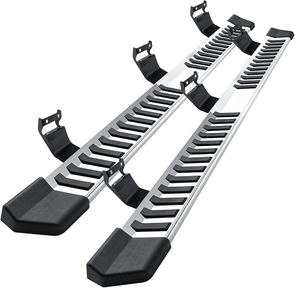 Black 6 Inch Running Board for Ford F-150 Crew Cab R135
