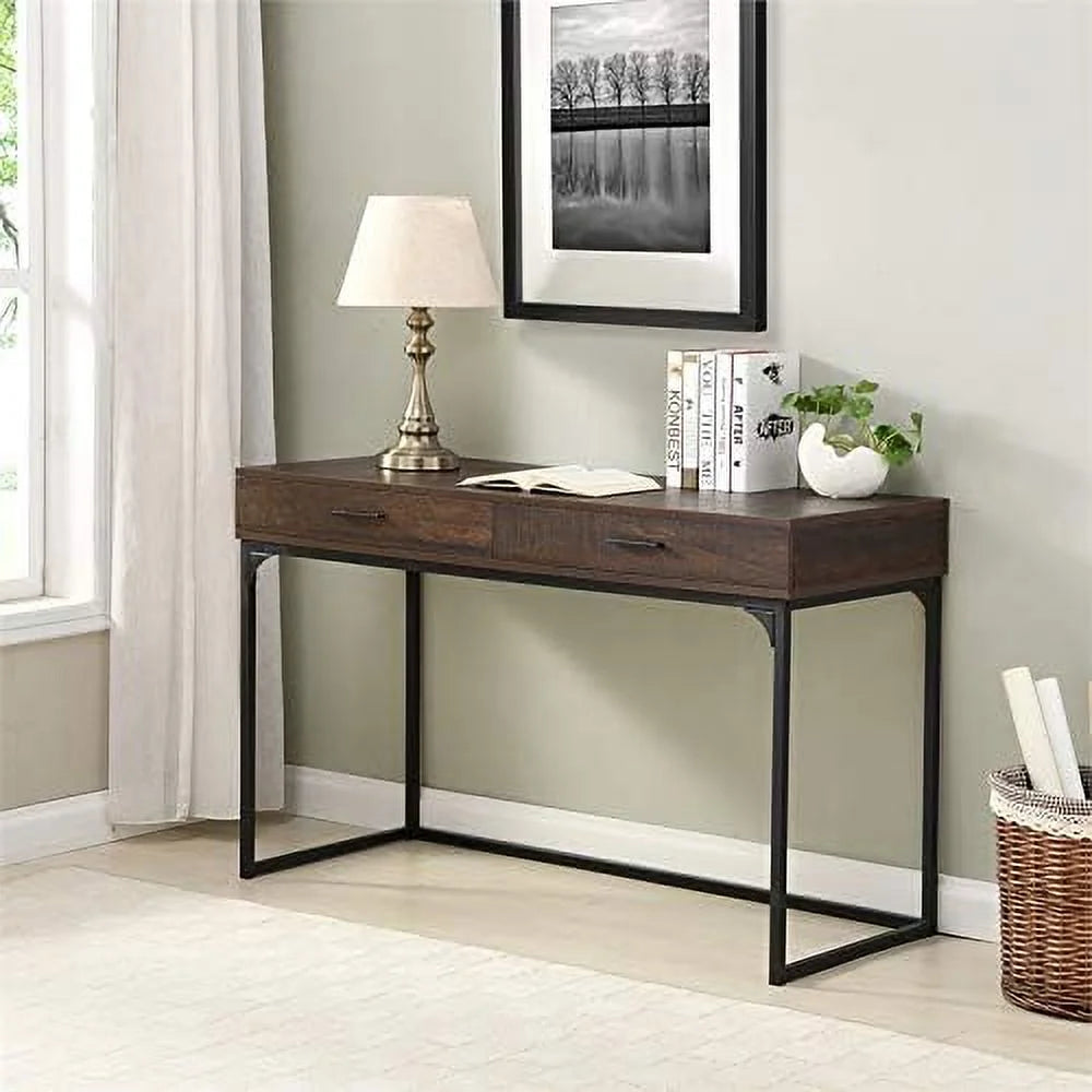 Metal Computer Desk with Drawers Q349129