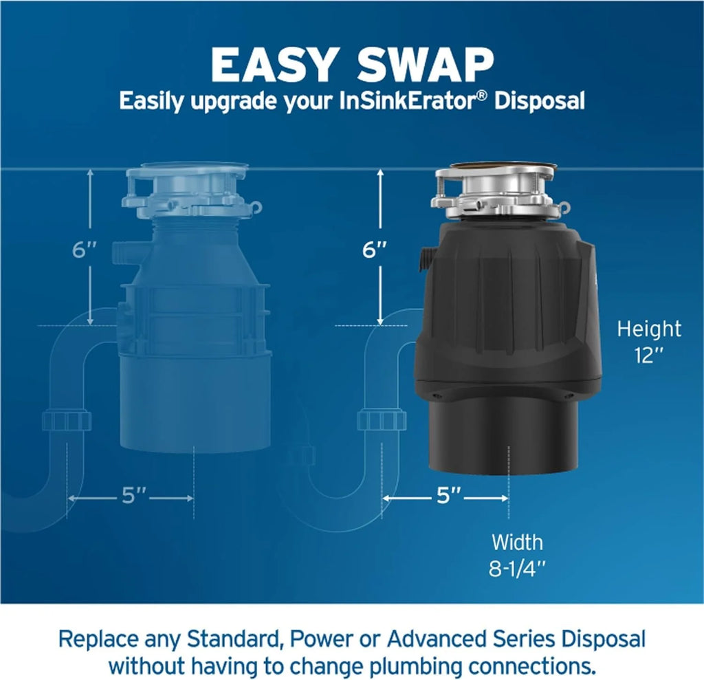1 HP Continuous Feed Garbage Disposal D425