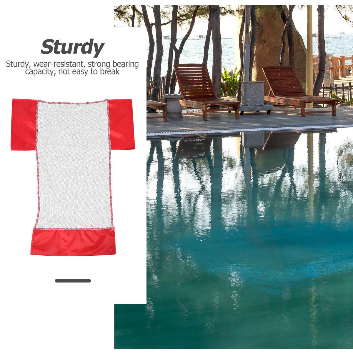 Swimming Pool Mesh Chair Net Bag Accessory O493