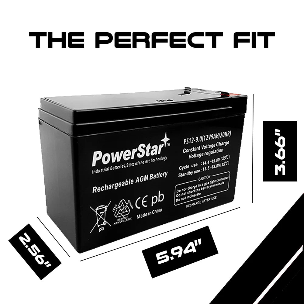 12V 9AH SLA Battery and Charger Combo K697852